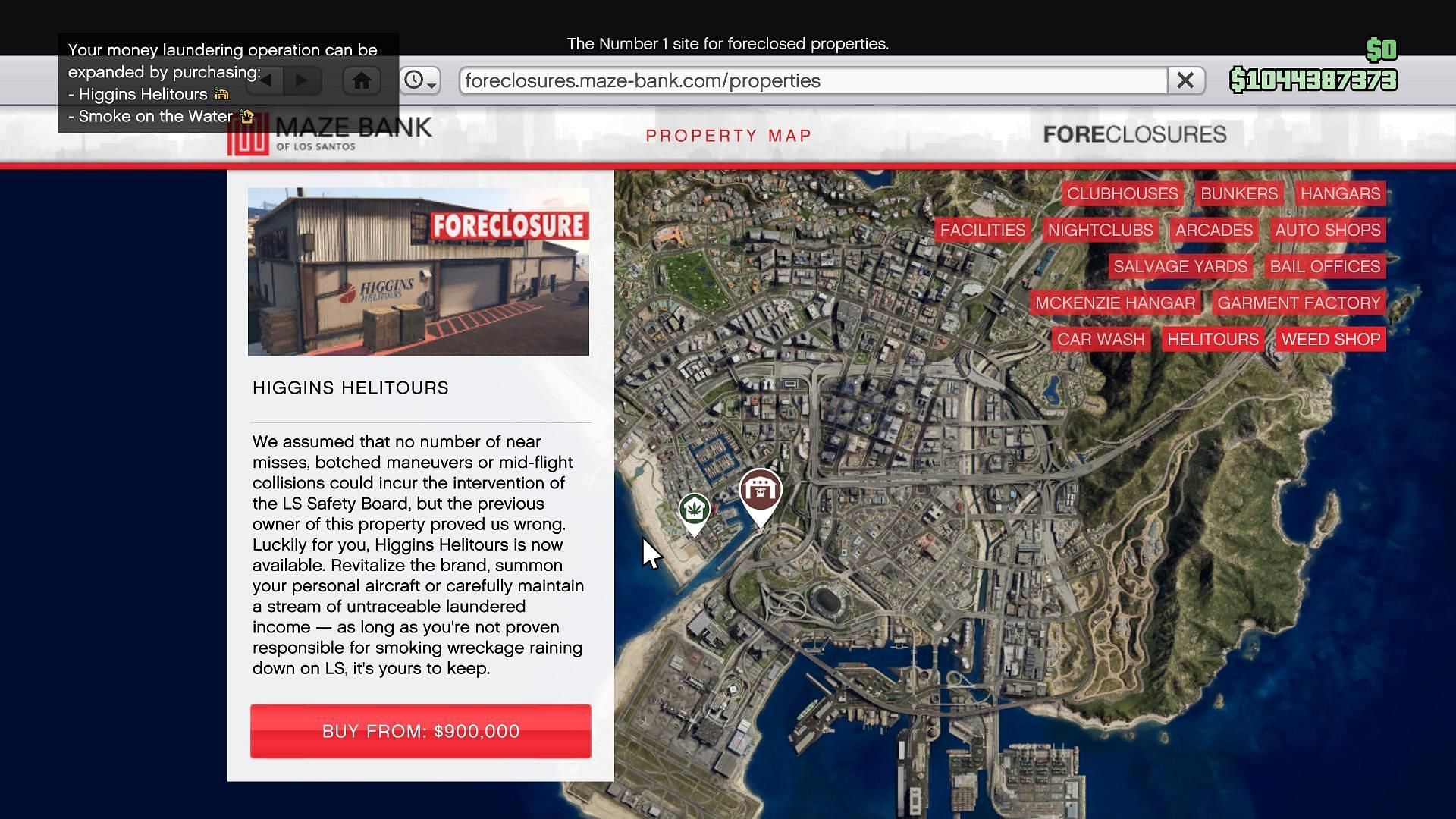 The Higgins Helitours business (Image via Rockstar Games/GTA GFX on X)